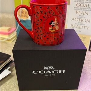 Disney Red Mug with Mickey Design